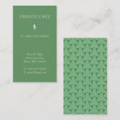 装飾的な4 名刺 (正面/裏面)