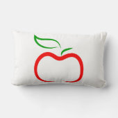 装飾的なApple ランバークッション (裏面)