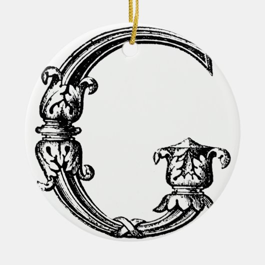 装飾的なG セラミックオーナメント (正面)