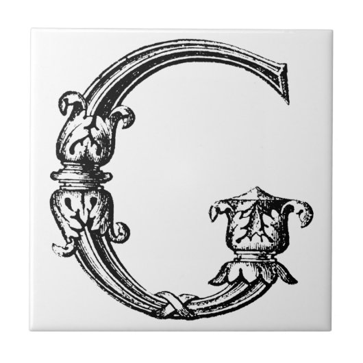 装飾的なG タイル (正面)