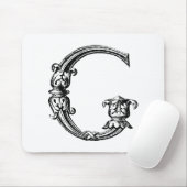 装飾的なG マウスパッド (マウス)