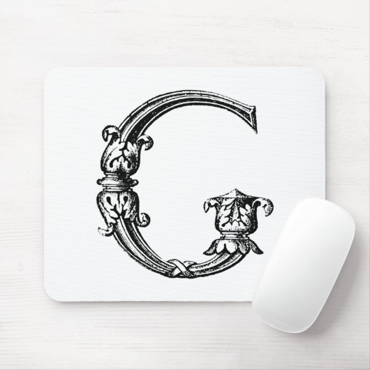 装飾的なG マウスパッド (マウス)
