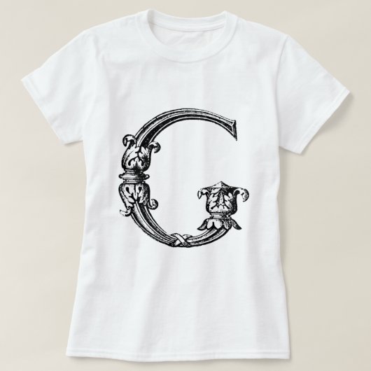 装飾的なG Tシャツ (デザイン正面)