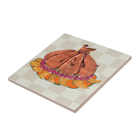 装飾的なHensTile Trivet タイル (側面)