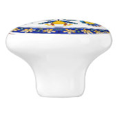 装飾的イタリアン防食デルタフローラ内閣 セラミックノブ (側面)