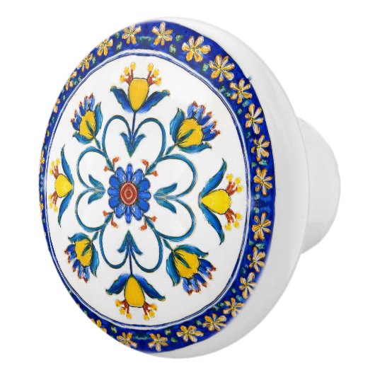 装飾的イタリアン防食デルタフローラ内閣 セラミックノブ (右)