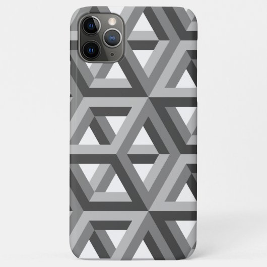 装飾的3D六角形パターン Case-Mate iPhoneケース (裏面)