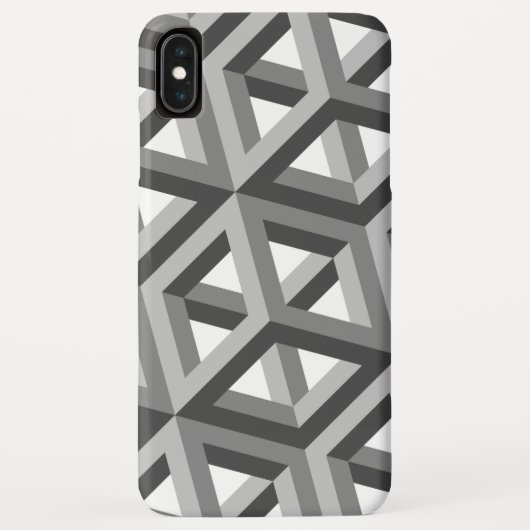 装飾的3D六角形パターン Case-Mate iPhoneケース (裏面)