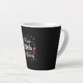 装飾的70誕生日 カフェラテマグ (右アングル)