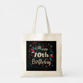 装飾的70誕生日 トートバッグ (裏面)