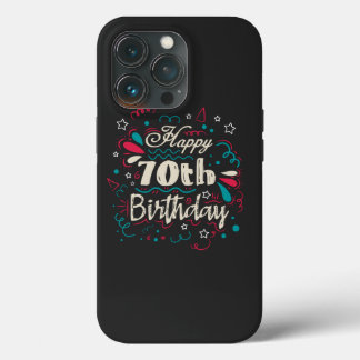 装飾的70誕生日 iPhone 13 PROケース