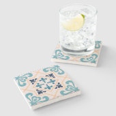 装飾的 ストーンコースター (横)