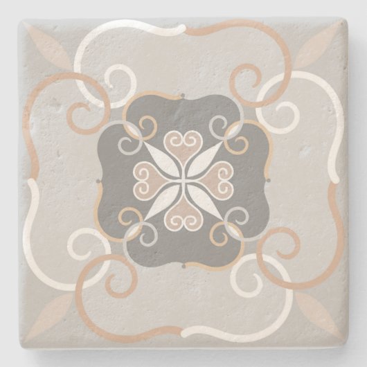 装飾的 ストーンコースター (正面)