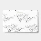 装飾的、ソープストーン、ビアンカ バッジ (裏面)