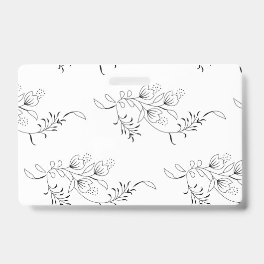 装飾的、ソープストーン、ビアンカ バッジ (正面)