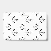 装飾的、チャコールグレー バッジ (裏面)