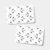 装飾的、チャコールグレー バッジ (正面＆裏面)