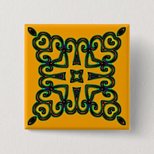 装飾的 缶バッジ (正面)