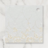 装飾真珠とレース フェイバータグ (裏面)