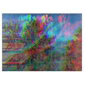 装飾神秘的な抽象芸術ツリーアート カッティングボード (正面)