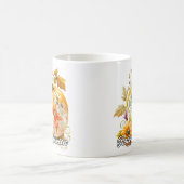 装飾秋のハッピーハローウィンカボチャ コーヒーマグカップ (中央)