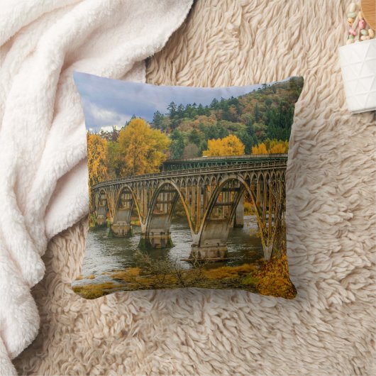 装飾紅葉シーズンをテーマにしたスロー クッション (ブランケット)