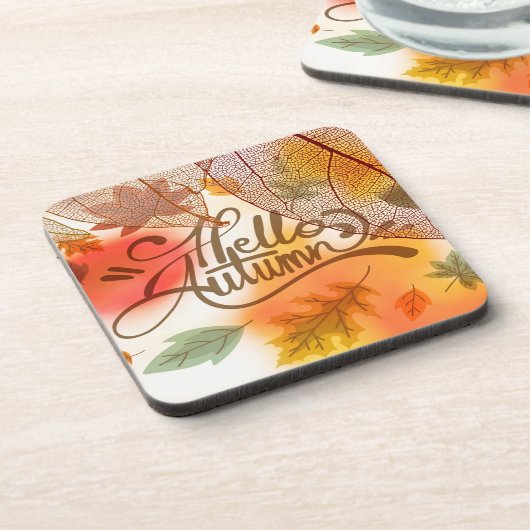 装飾紅葉 コースター (左側)