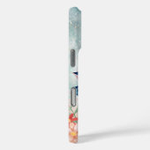 装飾純度 – ピンクとグリーンロータス Case-Mate iPhoneケース (裏面 / 右)