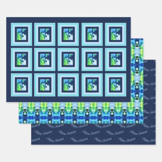 装飾紙ギフト包装紙シート ラッピングペーパーシート (セット)