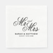 装飾紙ナプキファンシーンス結婚ディナー スタンダードランチョンナプキン (正面)