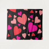 装飾紙ハート1 タペストリー (正面(横))