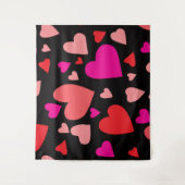 装飾紙ハート1 タペストリー (正面)