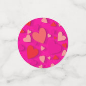 装飾紙ハート2 コンフェッティ (スモール正面)