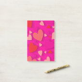 装飾紙ハート2 ポストイット (デスク上)