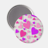 装飾紙ハート3 マグネット (正面/裏面)