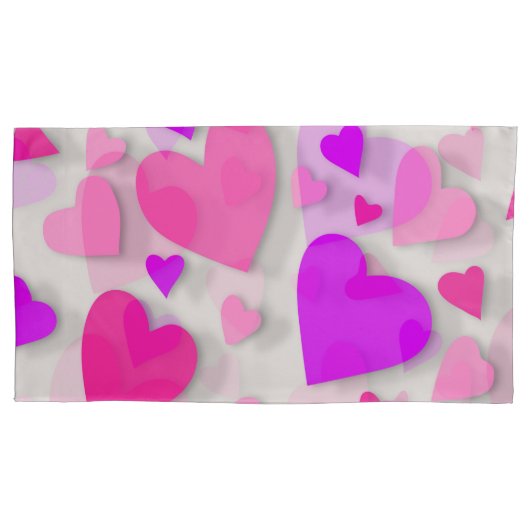 装飾紙ハート3 枕カバー (正面)