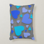 装飾紙ハート4 アクセントクッション (正面(垂直))