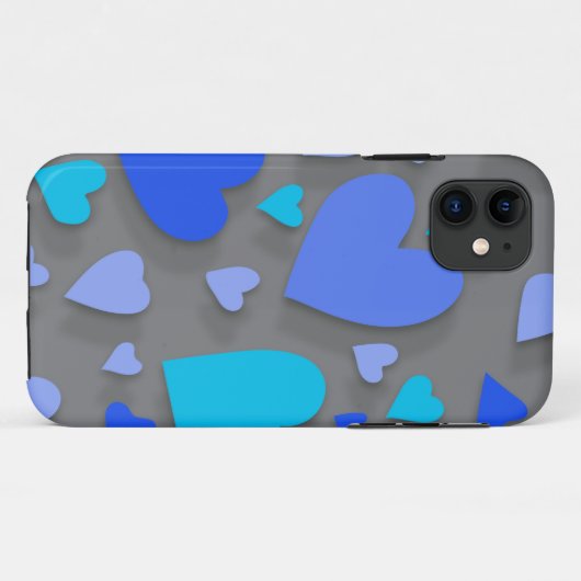 装飾紙ハート4 Case-Mate iPhoneケース (裏面(横))