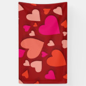 装飾紙ハート6 横断幕 (縦)