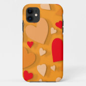 装飾紙ハート7 Case-Mate iPhoneケース (裏面)