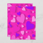 装飾紙ハート8 ポストカード (正面/裏面)