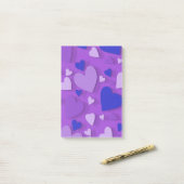 装飾紙ハート9 ポストイット (デスク上)