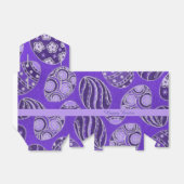 装飾紫色のイースターエッグの好意ボックス フェイバーボックス (折り畳みなし)