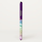 装飾紫色の宝石とレインボレース Case-Mate iPhoneケース (裏面/右)