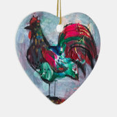 装飾絵画のアクリル鳥の石コースターのsq セラミックオーナメント (右)