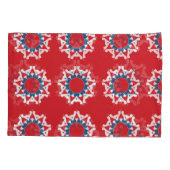 装飾継ぎ目なし模様丸型要素 枕カバー (裏面)