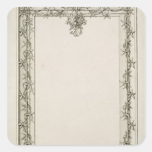装飾縁ど, 1809 スクエアシール (正面)