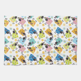 装飾羊 キッチンタオル