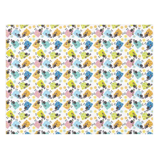 装飾羊 テーブルクロス (正面(横))