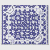 装飾色セラミックのアズレジョタイル。ミニマルで ラッピングペーパー (フラット)